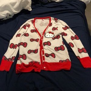 Hello Kitty Button Up Sweater